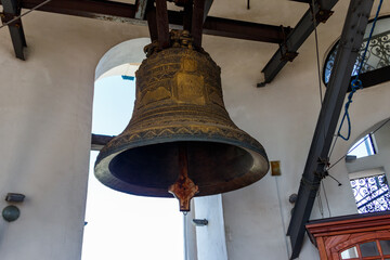 Close-up of orthodox church bell