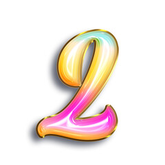 3D, Zahl, Nummer, Bunter, Luftballon, Geburtstag, Event, Jubiläum, Grafik, Design