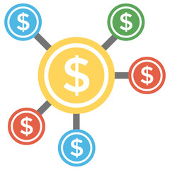 
Worldwide currencies connecting with arrows, forex trading
