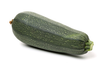 zucchini courgette isolated on white background 