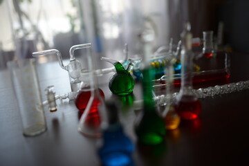 glass small laboratory