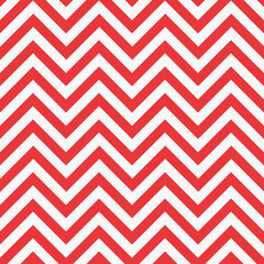 Red and white geometric striped Christmas pattern.