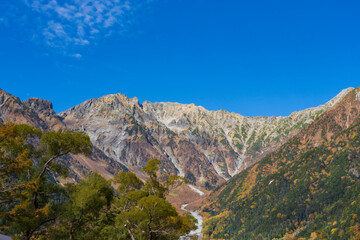 上高地 穂高連峰