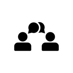 Communication discussion icon