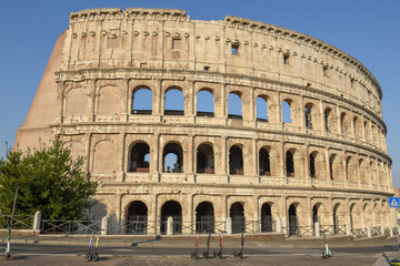 Obraz na płótnie Canvas View at roman Colossum in Roma, Italy