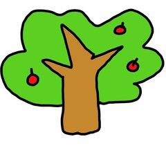 green christmas tree