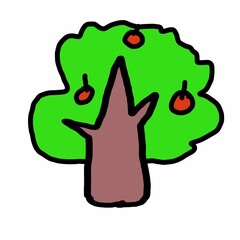 cartoon tree