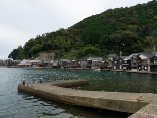 Obraz premium 伊根の船屋