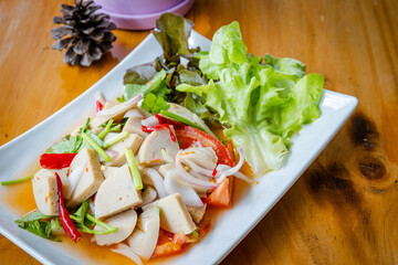 spicy vietnam sausace on lunch