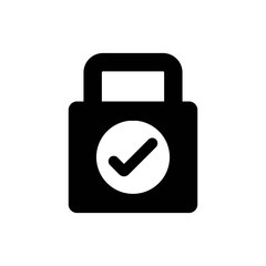 Protected lock icon