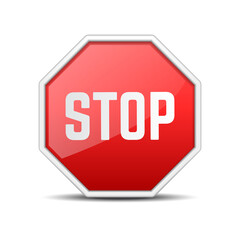 stop sign icon collection
