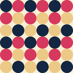 Retro geometric pattern vector, abstract retro background pattern. Vector