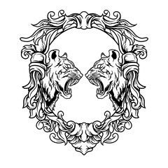 Tiger Battle illustration