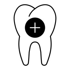 Veterinary Dentist Concept Vector Icon Design, Animal foster care and Shelter Symbol on White Background 