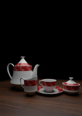 teapot and cup