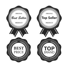 Collection of premium vector badges. vector illustration