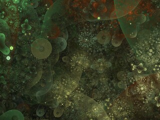 Imaginatory fractal background Image