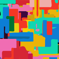 Geometry minimalistic artwork poster. Abstract vector pattern for web banner, business presentation, branding package, fabric print, wallpaper.