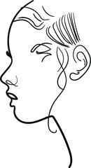 silhouette of a woman