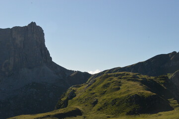 Hiking in the lush and dramatically beautiful Val di Fiemme and Passo Rollo in the Dolomites,...