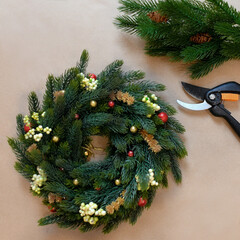 handmade, new year, christmas, gift, holiday, wreath, christmas, new year, festive, tree, candles, candlestick, soap, bull, year of the bull, box, packaging