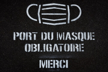 Port du masque obligatoire