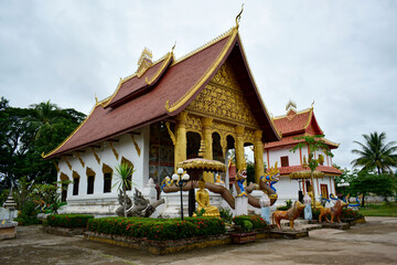 Pavilion in Buddhist,Southeast Asia
Laos PDR 2020.
