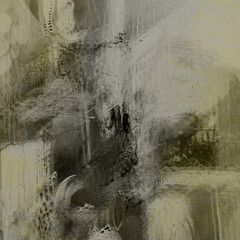 Multicolor brush strokes in oil structure. Grunge fine art mixed media texture. Artistic detailed background. Interesting designed pattern. Prints backdrop.