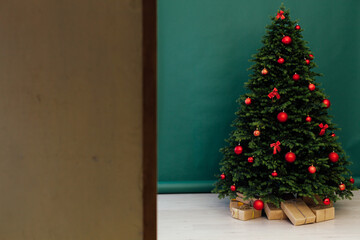 New Year's Eve home Christmas tree toys holiday December