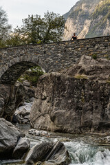 Tessin Schweiz Bergdorf