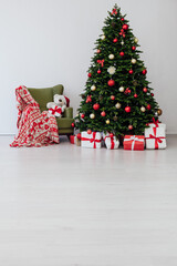 New Year's Eve house Christmas tree decor presents holiday December