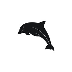 Fototapeta premium dolphin, fish, sea, animal, ocean, shark, water, blue, swimming, illustration, underwater, dolphins, isolated, silhouette, cartoon, mammal, nature, marine, white, life, animals, vector, wildlife, jump