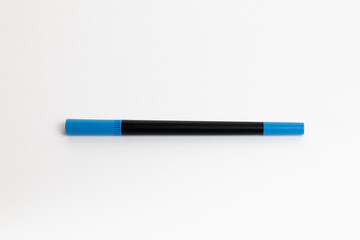 Light blue. Color marker with double brush tip. Ideal for adult and children's coloring books, manga, comics, calligraphy.