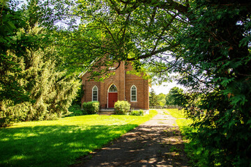 Obraz premium church in the woods