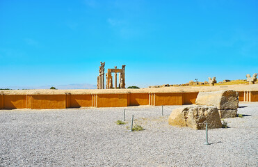 In Persepolis palace complex, Iran