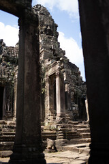 Naklejka premium Angkor Wat Temple in the Ancient city of Angkor Thom, Siem Reap, Cambodia 