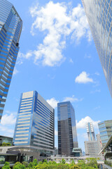 Fototapeta premium 品川の高層オフィス群