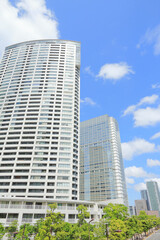 品川の高層オフィス群