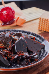 Bonfire toffee with a toffee apple.