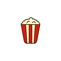 Illustration Vector Graphic of Popcorn Logo