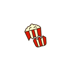 Illustration Vector Graphic of Trim Popcorn Logo