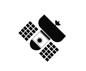 Space satellite vector illustration. Suitable for transmitter satellite icon
