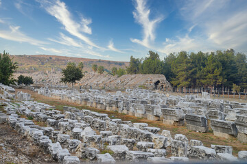 Perge Ancient City, Antalya - Turkey. Perge used to be one of the most important cities of ancient Pamphylia.