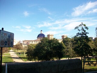 view of the old town and the sky