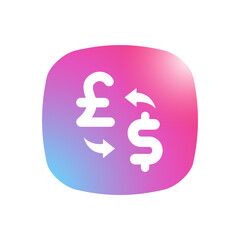 Exchange Pound to Dollar - Mobile App Icon