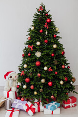 New Year's Eve house Christmas tree decor presents holiday December