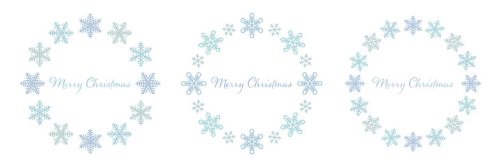 雪　フレームセット