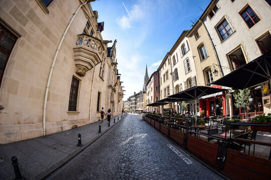 Nancy, a riverfront city in the northeastern French region of Grand Est.