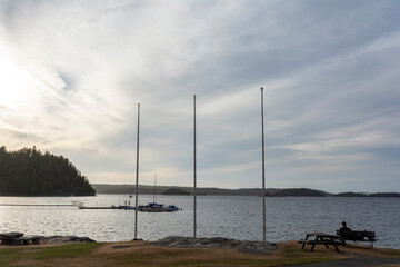 Sweden, south west coast, summer holidays.