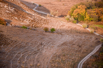 
Photos of fields and roads